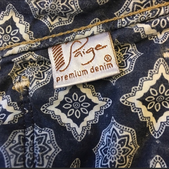 PAIGE PREMIUM DENIM BLUE HEIGHTS BLUE JEANS - Picture 5 of 9